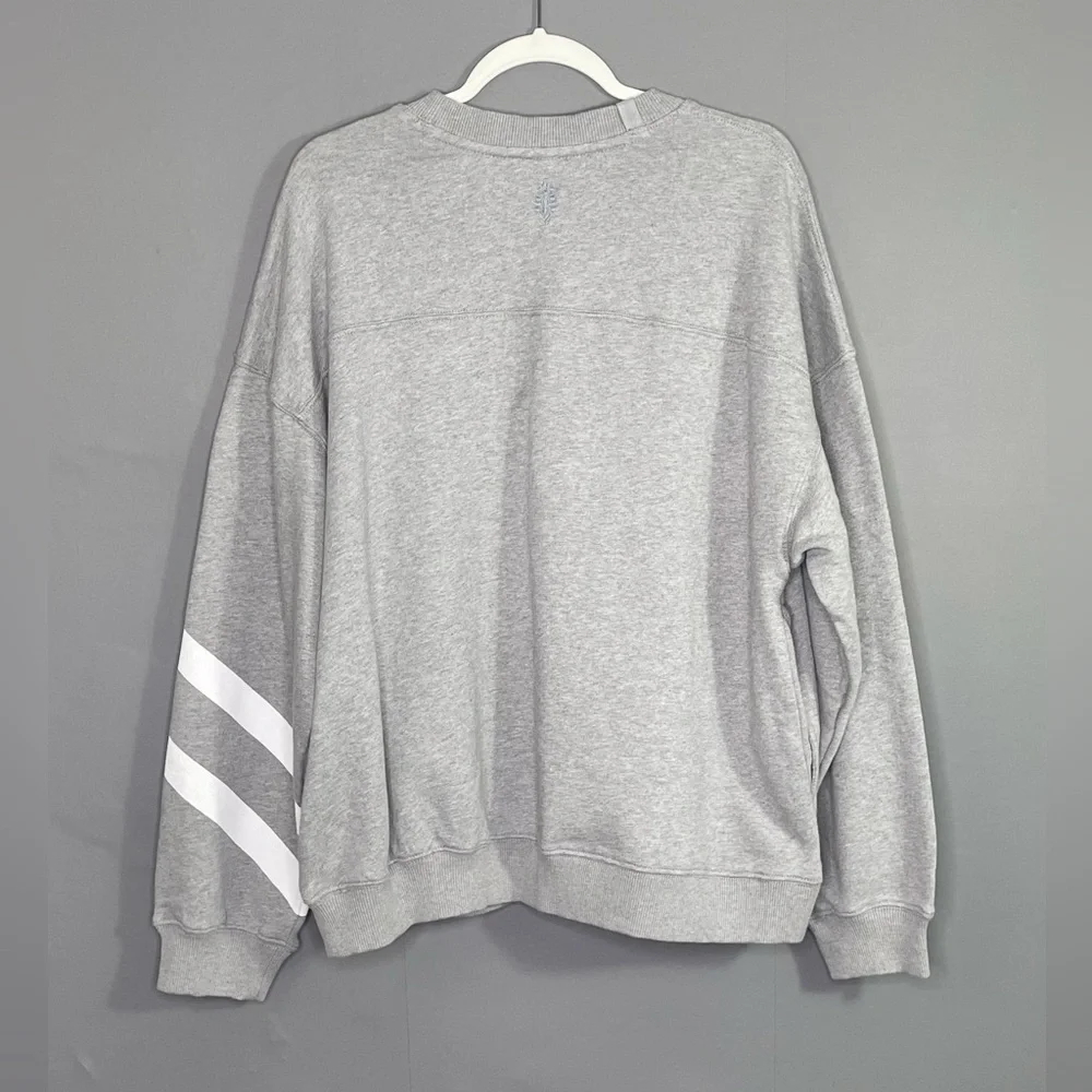Free People FP Movement All Star Buti Logo Pullover Sweatshirt Oversized NWT - Picture 3 of 16